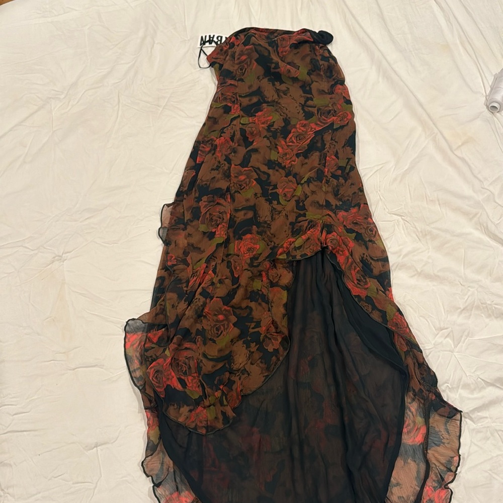 Urban outfitters strapless high low dress